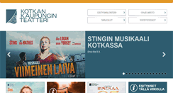 Desktop Screenshot of kotkanteatteri.fi